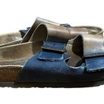 Naot Santa Barbara Colorblock slide on sandals sz 7.5 Blue Photo 1
