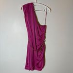 Ramy Brook NWT  Addie One Shoulder Satin Minidress Size 14 Photo 9