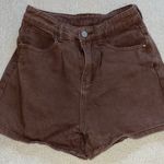 Jean Shorts Brown Size 26 Photo 0