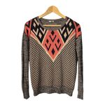 Urban Outfitters  Ecote Intarsia Pullover Sweater Aztec Women Size Small‎ Photo 2