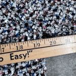 Ann Taylor Petite Tweed Jacket Womens LP Multicolor Fringe Trim Boucle Blazer Photo 9