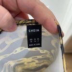 SheIn Black and Gold Chain Print Dress Photo 3