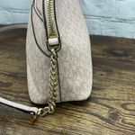 Michael Kors  Jet Set Dome MK Signature Crossbody Purse Bag French Pink Photo 3