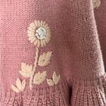 Love Shack Fancy Oxford Wool Blend Mini Sweater Skirt in Pink Size S Photo 6