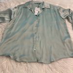ZARA shirt with long sleeve silky feeling see all pictures brand new with tag Photo 11