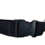 New Llama Design Novelty Brown COATED CANVAS Fanny Bag Crossbody 2 ZIP SECTIONS Photo 3