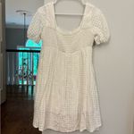 Lizard Thicket White Baby Doll Dress Photo 1