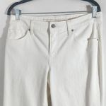  Slimming Cropped White Jeans Size 6P Chico's Girlfriend Slim Leg Crop Photo 2