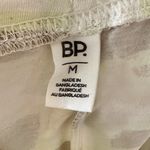 BP NWT  High Waist Bike Shorts in Green Ivory Tic Tac Checkerboard - Medium Photo 3