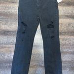 Wonderly Mid Rise Slim Flare Black Distressed Jeans Women’s Size 14 New With Tag Photo 0