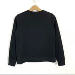 Club Monaco  Colorblock Crewneck Sweatshirt Medium Gray Black Minimalist Casual Photo 3