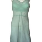 intimate sheer see through pale mint green slip dress sexy lingerie size 2/small Photo 8