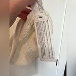 Abercrombie & Fitch NWT Abercrombie Crochet Cream Knit Tank Top Medium White Cream Photo 4