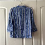 Ultra Pink  EMBROIDERY EYELET BUTTON DOWN SHIRT NWT Size Medium New Photo 4