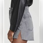 We Wore What  The Boyfriend Denim Shorts in Washed Gray Photo 1