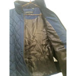 Andrew Marc  Blue Sleeveless Full Zip Quilted Vest Size Medium Photo 7