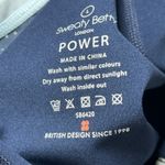 Sweaty Betty Power Long Sleeve Half Zip Top Navy Blue Mesh Colorblock Size L Photo 2