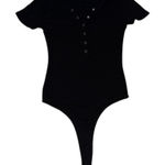 VICI Black bodysuit with button-up detail Photo 0