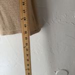 Y2k Gold Shimmer Tank Top Small Metallic Spaghetti Strap Lightweight Party Cami Photo 3