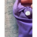 Lululemon  Push Your Limits Power Purple Micro Stripe Athletic Tank Top 6 Photo 2