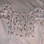 Zaful White Ruffle Croptop Photo 0