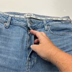 Paige Colette Crop Flare Womens Light Blue Frayed Hem Denim Jean Size 32 Stretch Photo 13