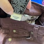 7 For All Mankind Jeans Plum Ankle Zip Crop Denim Womens Size 26 Pants Photo 4