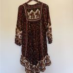 Raga  Asymmetrical Dress in Rich Brown and Cream Photo 5