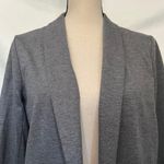 Leith Open Front Cardigan Womens Jacket Size Small Pocket Gray Jersey Minimal Photo 1
