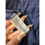 Merona  Navy Blue Collared 3/4 Sleeve Blouse XL Photo 5