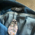 Cider  School Sweethearts Denim Mini Dress Blue Small Photo 3