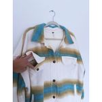 Free People  Ruby West Coast Oversized Shacket XL Western Stripe Cozy Indie Boho Photo 7
