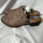 Minnetonka Billie Mules Leather Western Brown Size 7 1/2 NWOB Photo 2