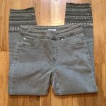 Tribal Womens Jegging Jean Pull on Ankle Embellished in Jungle Sz 4 EUC Green Photo 4