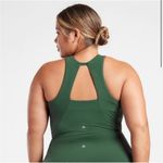 Athleta Conscious Crop Serene Top for D-DD Cups in Green - Size 3X Photo 1