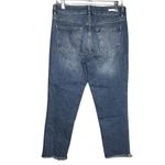 Anthropologie  Pilcro Jeans Womens 6 29" Blue‎ Hyphen Beaded Crop Casual Feminine Photo 1