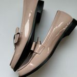 1901  Patent Leather Pink Cochette Preppy Bow Tie Loafer Slip On Shoes Size 8 Photo 8