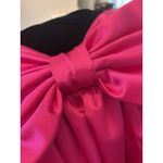 Vtg Scarlett Nite Prom Dress Pink Black Velvet Short Bubble Strapless Bow 7/8 Photo 11