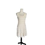 Max Studio Sophie FelicIe Textured Lace Tiered Dress M Stretchy Cottage Core Photo 1