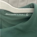 Abercrombie & Fitch Abercrombie Mint Green Long Sleeved Draped Mini Dress Photo 4