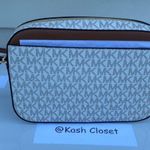 Michael Kors Vanilla Brown Chain Crossbody Purse Photo 5