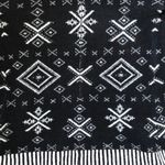 Old Navy NWT Black Pattern Open Front Geometric Knit Cardigan Sweater Small Photo 1