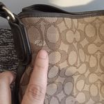 Coach  Signature Brown and Black Shoulder Bag Edie 31 Handbag Womens Photo 4