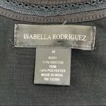 Isabella Rodriguez Black Ruffle Front & Back Women’s Top Photo 9