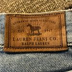 Ralph Lauren Lauren  Capris Jeans Womens Size 12 High Rise Stretch‎ Slits Momcore Photo 4