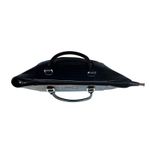 Decadent Copenhagen Large Leather Top Handle Work Tote in Black Photo 4