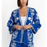 Johnny Was 💕 JADE💕 Jodie Easy Jacket + Jenah Short Set ~ Blue Small S NWT Photo 3