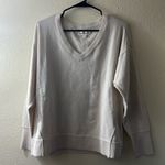 Lucky Brand Cream V-Neck Sweater Photo 0