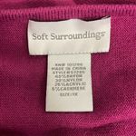 Soft Surroundings  Sweater Tunic Fuschia Pink Purple Pullover Womens Size 1X Photo 4