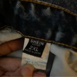 SheIn Plus Sz 2X Jeans Acid Wash Distressed High Waist Ripped Torn Jeans 2X Women's Photo 3